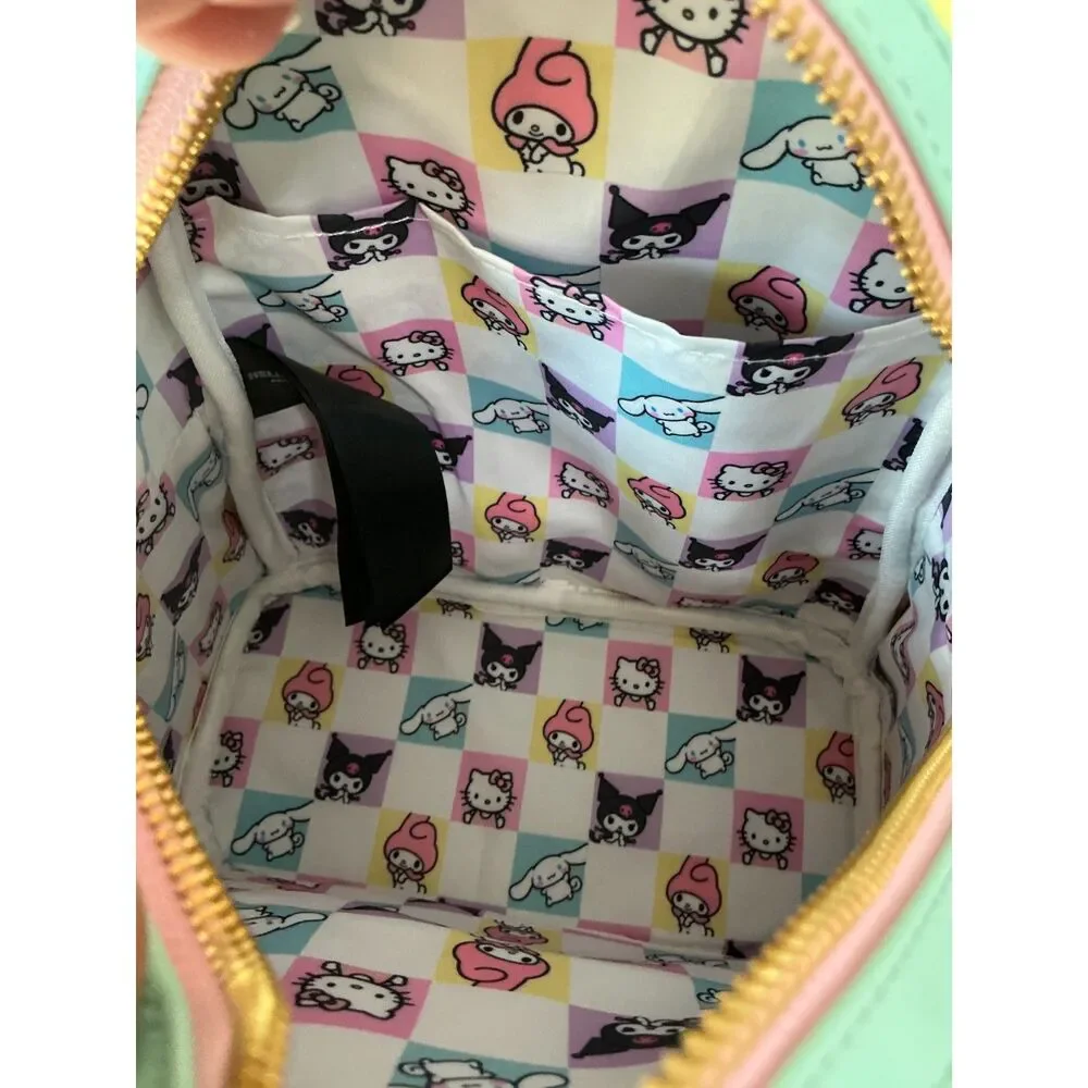 Loungefly Sanrio Hello Kitty Friends Color Block Plush Mini Backpack Pastel